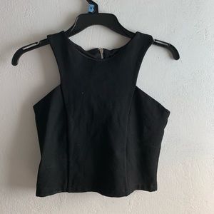 Black crop top